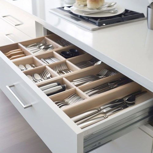 تفاوت ریل ساچمه‌ای، آرام‌بند و مخفی در کشو: کدام برای کابینت شما مناسب‌تر است؟